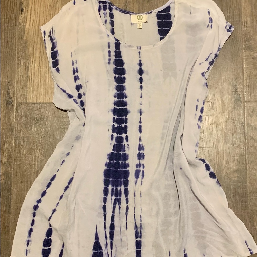 KOCH silk tye dye blouse